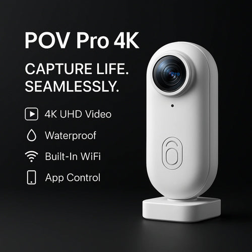 4K POV Action Camera – Capture Life Exactly as You See It