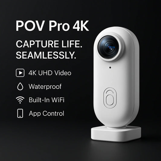 4K POV Action Camera – Capture Life Exactly as You See It